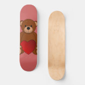 Teddy-Liebe Skateboard (Vorderseite)