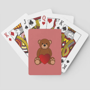Teddy Liebe Spielkarten