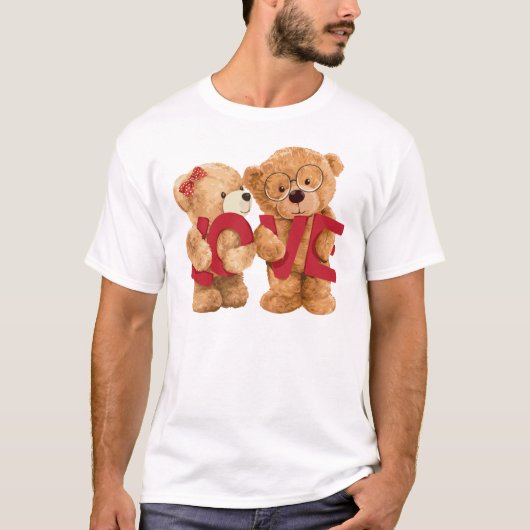 Teddy Liebe T - Shirt (Vorderseite)