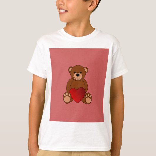 Teddy Liebe T-Shirt (Vorderseite)