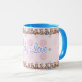 Teddy Liebe Tasse (VorderseiteRechts)