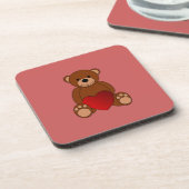 Teddy Liebe Untersetzer (Linke Seite)