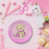Teddy mit Ball  pappteller (Party)
