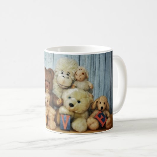 Teddy mit Freunde Kaffeetasse (VorderseiteRechts)