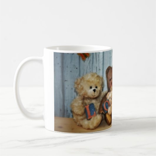 Teddy mit Freunde Kaffeetasse (Links)