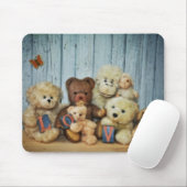 Teddy mit Freunde Mousepad (Mit Mouse)