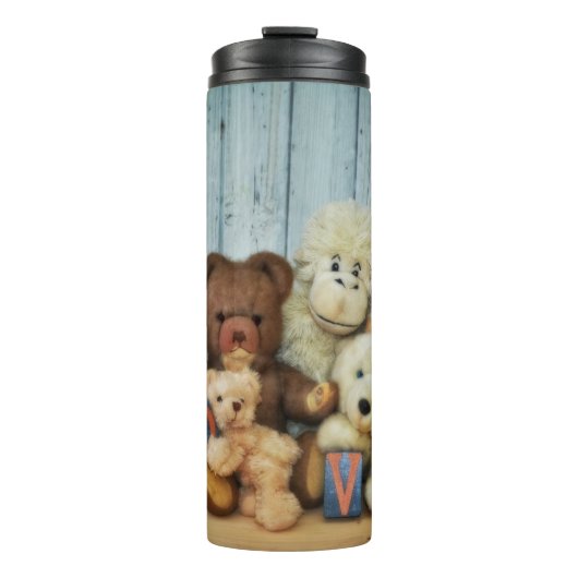 Teddy mit Freunde Thermosbecher (Vorderseite)