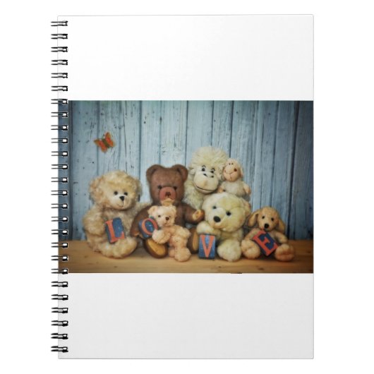 Teddy mit Freunden Notizblock (Vorderseite)