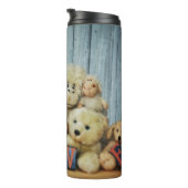Teddy mit Freunden Thermosbecher (Nach rechts gedreht)