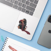 Teddy mit Krawatte Graphic Aufkleber (Laptop mit iPhone)