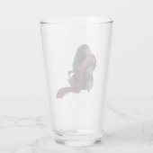 Teddy mit Krawatte Graphic Glas (Rückseite)