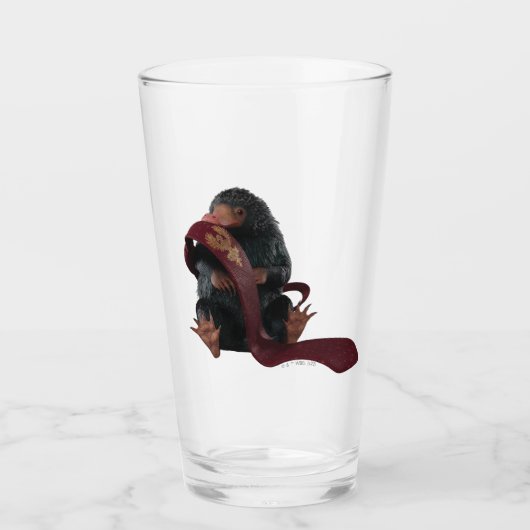 Teddy mit Krawatte Graphic Glas (Vorderseite)