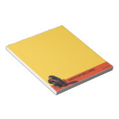 Teddy mit Krawatte Graphic Notizblock (angewinkelt)