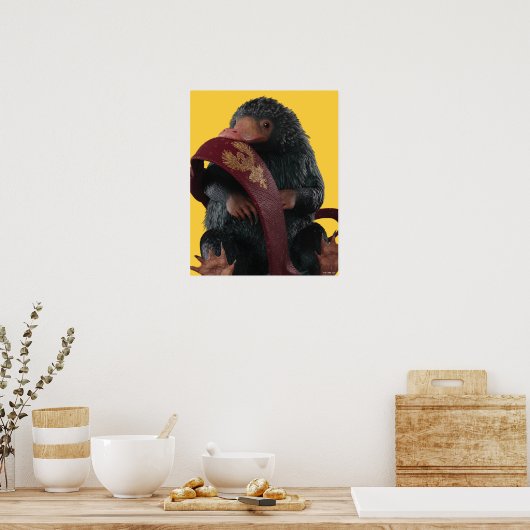 Teddy mit Krawatte Graphic Poster (Küche)