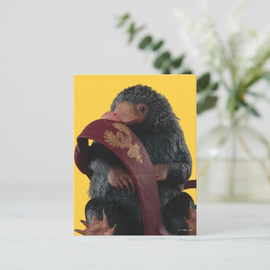 Teddy mit Krawatte Graphic Postkarte (Stehend Vorderseite)