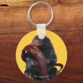 Teddy mit Krawatte Graphic Schlüsselanhänger (Vorderseite)