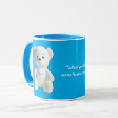 Teddy Mypower Tasse (Vorderseite Links)