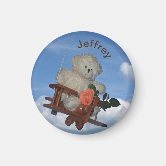 Teddy on journeys magnet (Vorne)