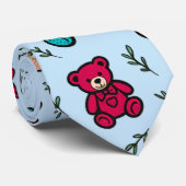 Teddy-Parade-Muster-Krawatte Krawatte (Gerollt)