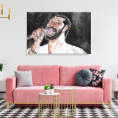 Teddy Pendergrass Leinwanddruck (Insitu (Wohnzimmer))