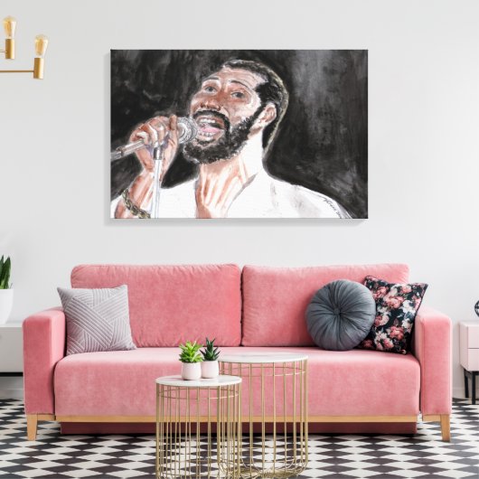 Teddy Pendergrass Leinwanddruck (Insitu (Wohnzimmer))