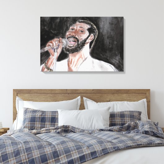 Teddy Pendergrass Leinwanddruck (Insitu (Schlafzimmer))