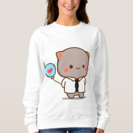 Teddy Pink Trendy Girls Sweatshirt