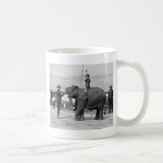 Teddy Roosevelt am Zirkus: 1924 Kaffeetasse (Rechts)