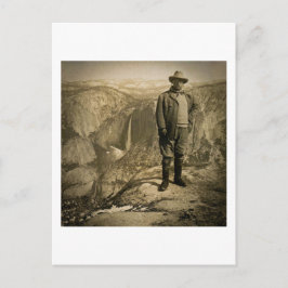 Teddy Roosevelt Glacier Point Yosemite Valley Postkarte