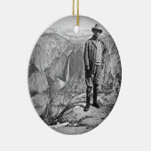 Teddy Roosevelt-Gletscher-Punktyosemite-Tal CA Keramikornament (Rechts)