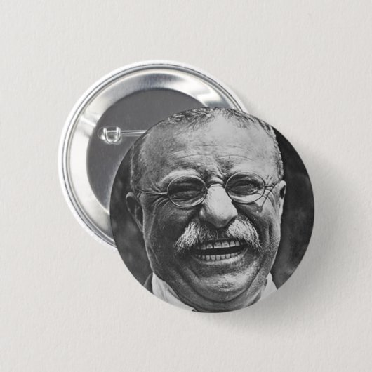 Teddy Roosevelt-Knopf Button (Vorne & Hinten)