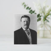 Teddy Roosevelt Postkarte (Stehend Vorderseite)