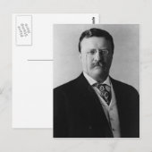 Teddy Roosevelt Postkarte (Vorne/Hinten)