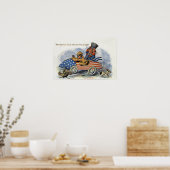 Teddy Roosevelt & Uncle Sam im Patriotischen Auto Poster (Küche)