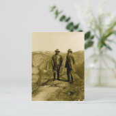 Teddy Roosevelt und John Muir am Glacier Point Postkarte (Stehend Vorderseite)