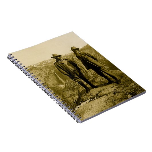 Teddy Roosevelt und John Muir am Gletscher-Punkt Notizblock (Rechte Seite)