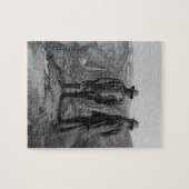 Teddy Roosevelt und John Muir in Yosemite Puzzle (Horizontal)