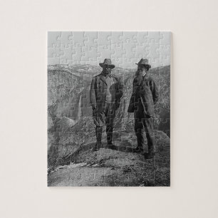 Teddy Roosevelt und John Muir in Yosemite Puzzle