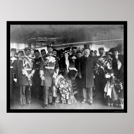 Teddy Roosevelt und Prinz Henry 1902 Poster (Vorne)