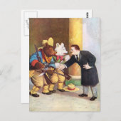 Teddy Roosevelt und Roosevelt Bärenjungen Postkarte (Vorne/Hinten)