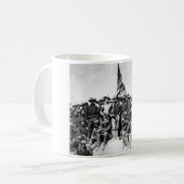Teddy Roosevelt und Rough Riders Kaffeetasse (Vorderseite Links)