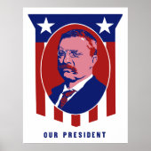 Teddy Roosevelt — Unser Präsident Poster (Vorne)