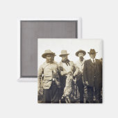 Teddy Roosevelt Wolf Hunting, 1905 Magnet (Vorderseite/Rückseite)