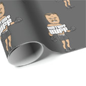 Teddy Roosevelt Wrapping Paper Geschenkpapier (Rolleneckpunkt)