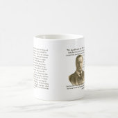 Teddy Roosevelt-Zitat Kaffeetasse (Mittel)