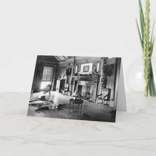 Teddy Roosevelt's Hunting Room, 1905 Karte (Vorderseite)