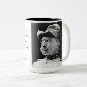 Teddy- RooseveltTasse Zweifarbige Tasse (VorderseiteRechts)