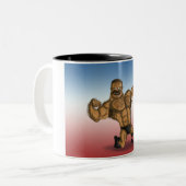 Teddy- RooseveltTasse Zweifarbige Tasse (Vorderseite Links)
