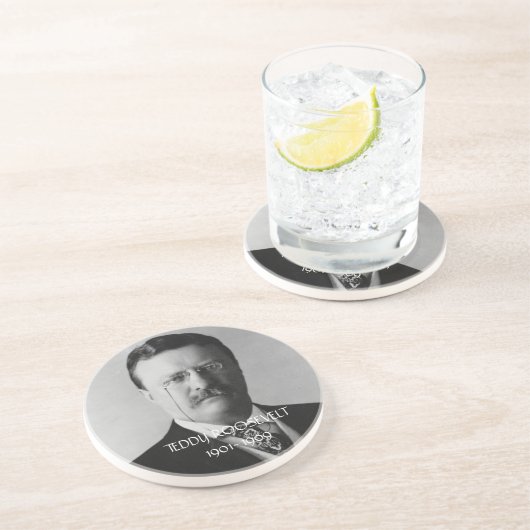 Teddy- RooseveltUntersetzer Getränkeuntersetzer (Seite)