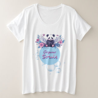 Teddy, Rosa, niedlich, hübsch, Trend, Engel, Kunst Große Größe T-Shirt